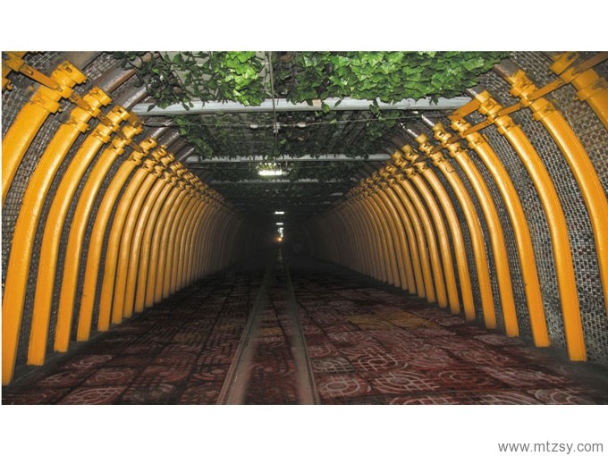 采用復(fù)合支護的井下巷道